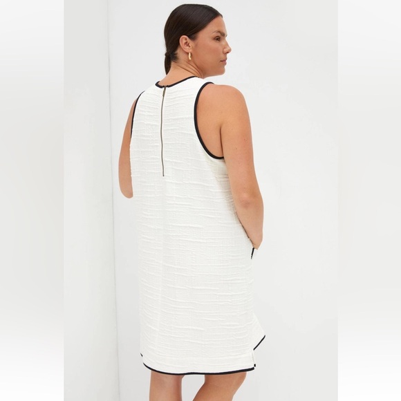 Anthropologie Cream Mini Dress with Black Accents - Picture 5 of 16